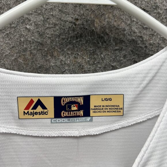 Alomar Toronto Blue Jays Jersey Mens Large White MLB Majestic 12 HOF Baseball - Picture 6 of 11